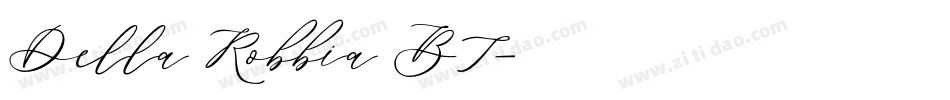 Della Robbia BT字体转换